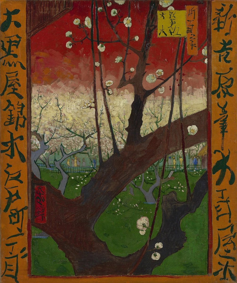 Van Gogh, Çiçek Açmış Erik Bahçesi