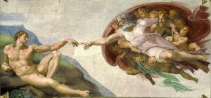 Michelangelo, Adem'in Yaratılışı