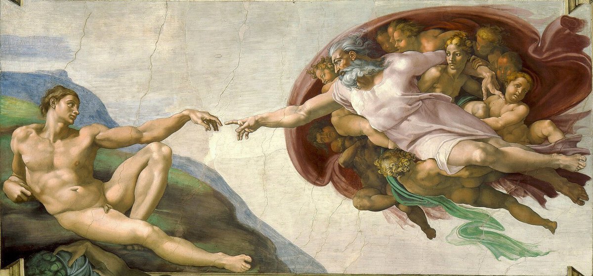 Michelangelo, Adem'in Yaratılışı
