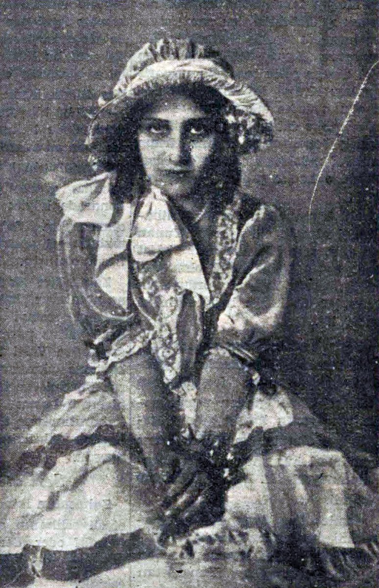 Aliye Berger'in 1929'da Cumhuriyet gazetesinde yayımlanan fotoğrafı