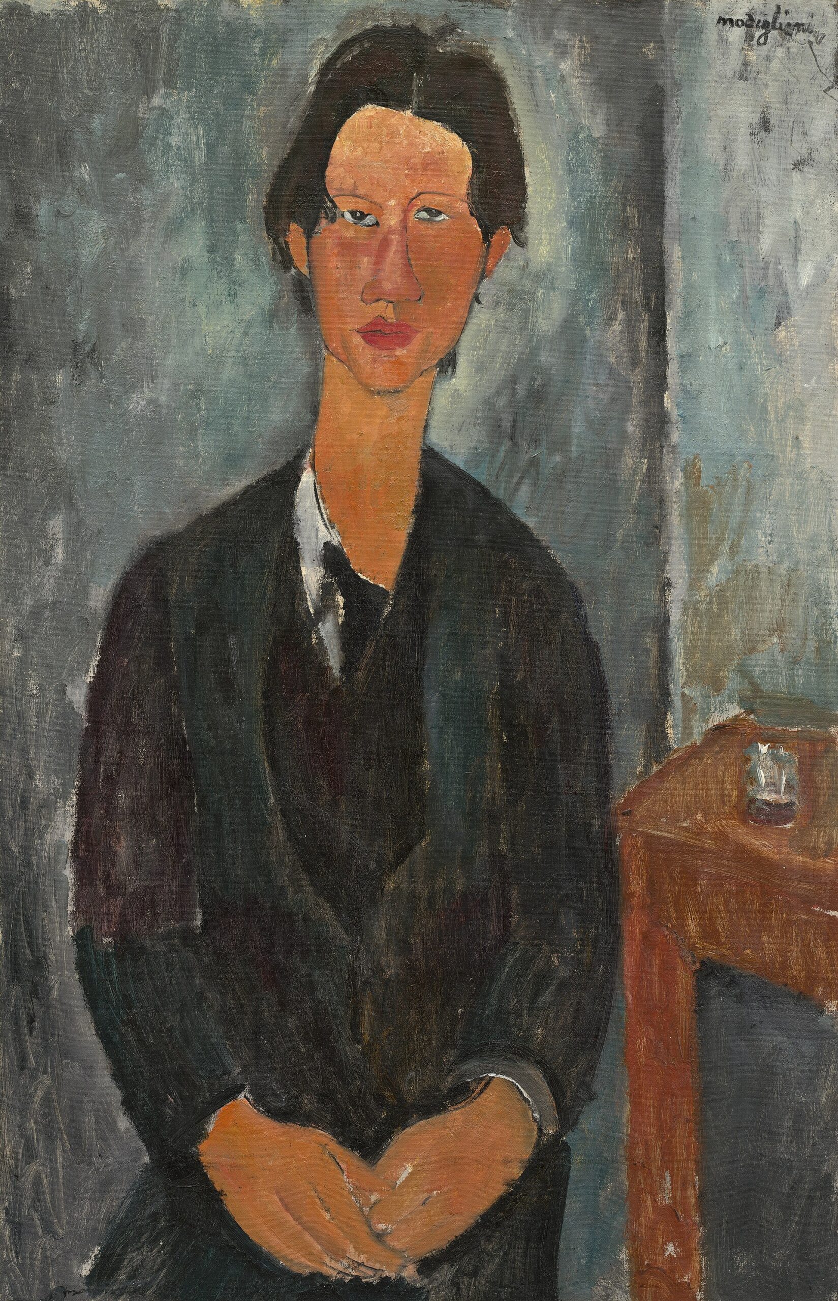 Amedeo Modigliani, Chaïm Soutine (1917), National Gallery of Art, Washington