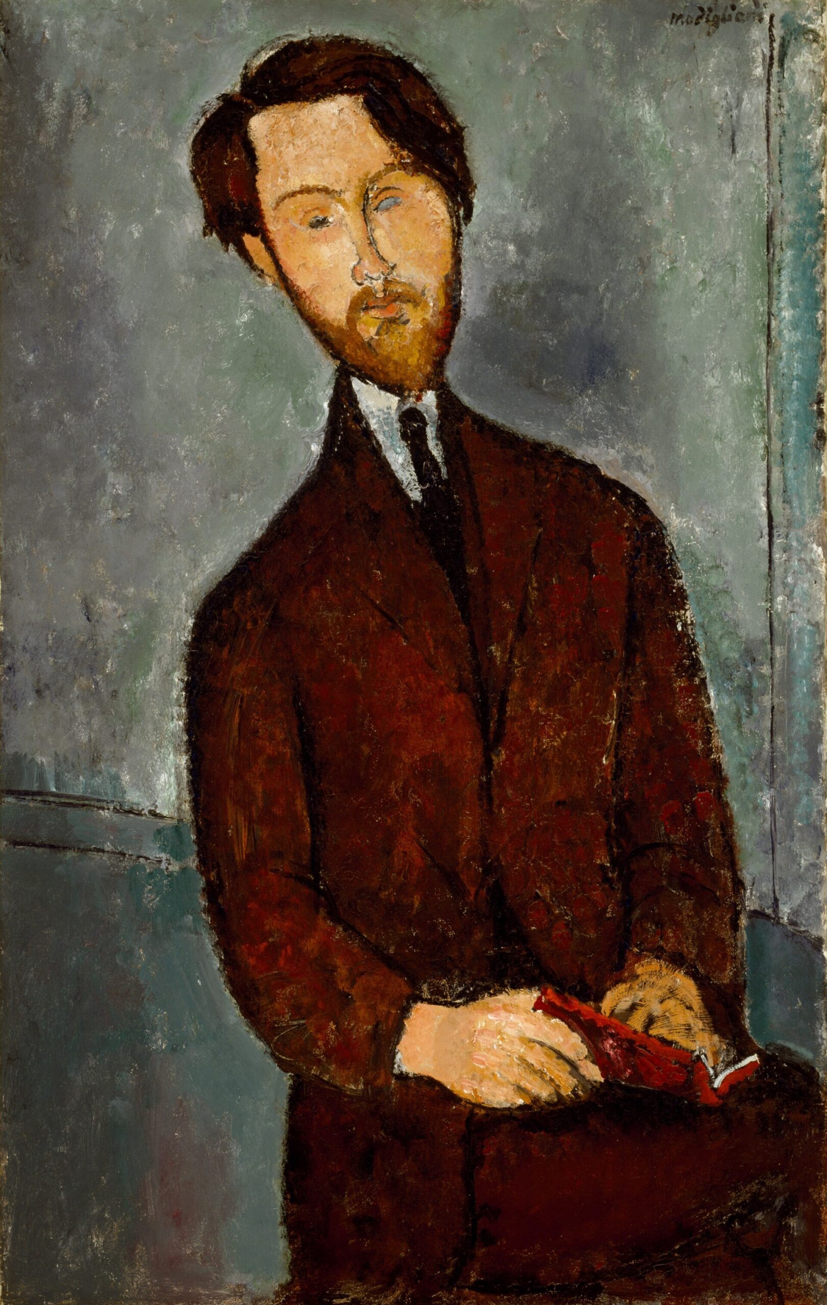 Amedeo Modigliani, Léopold Zborowski (1916), Museum of Fine Arts, Houston