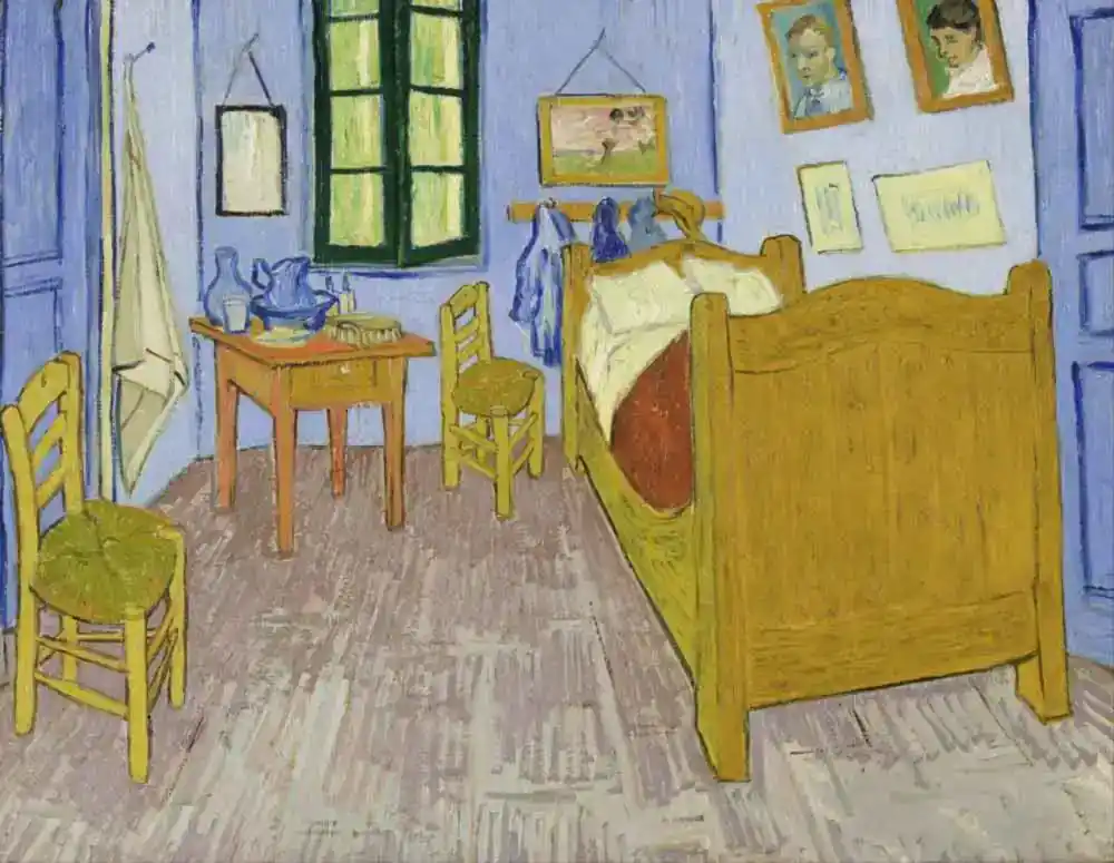 Vincent van Gogh'un Arles'daki Yatak Odası tablosu