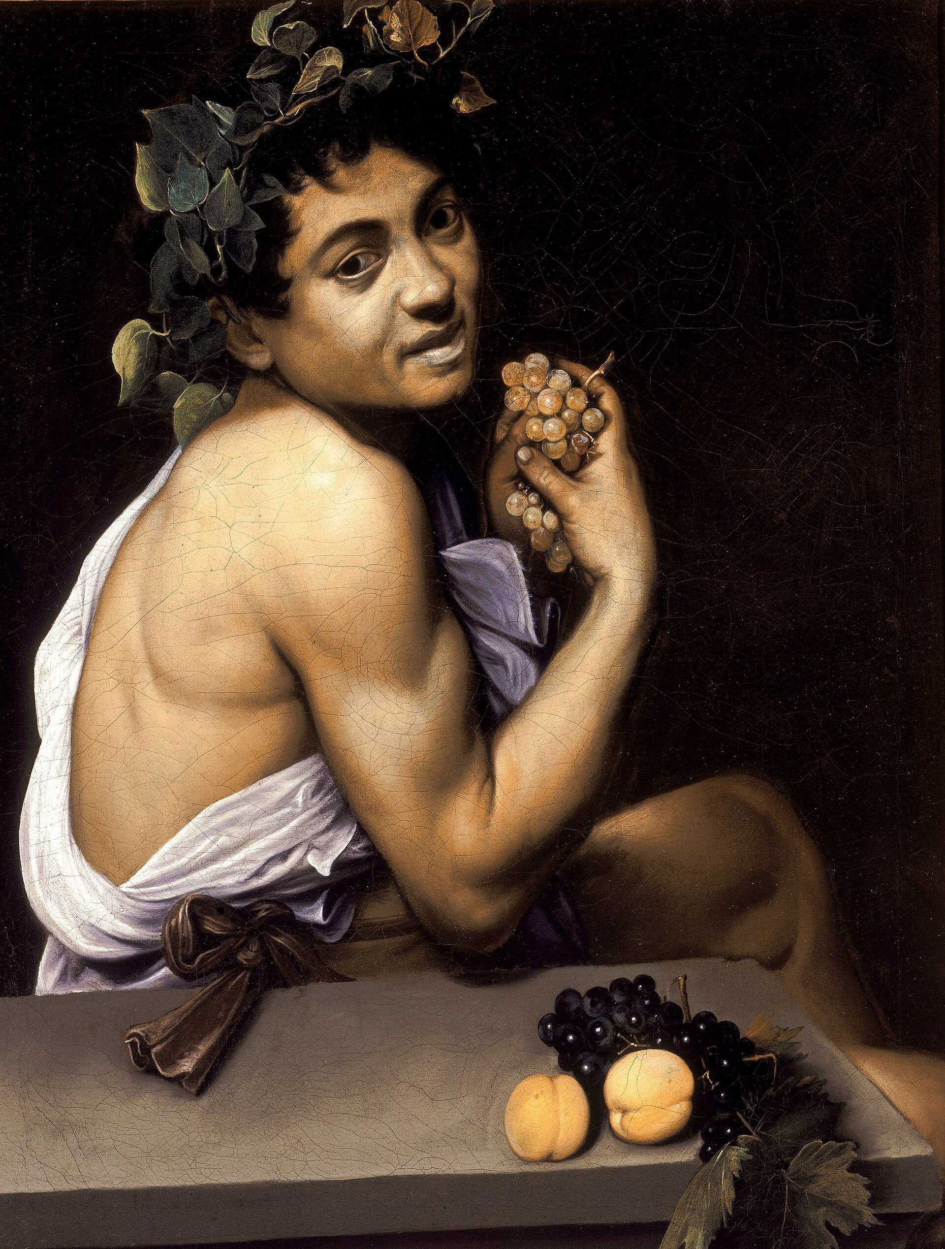 Caravaggio, Hasta Bacchus (yaklaşık 1593-1594), Galleria Borghese, Roma