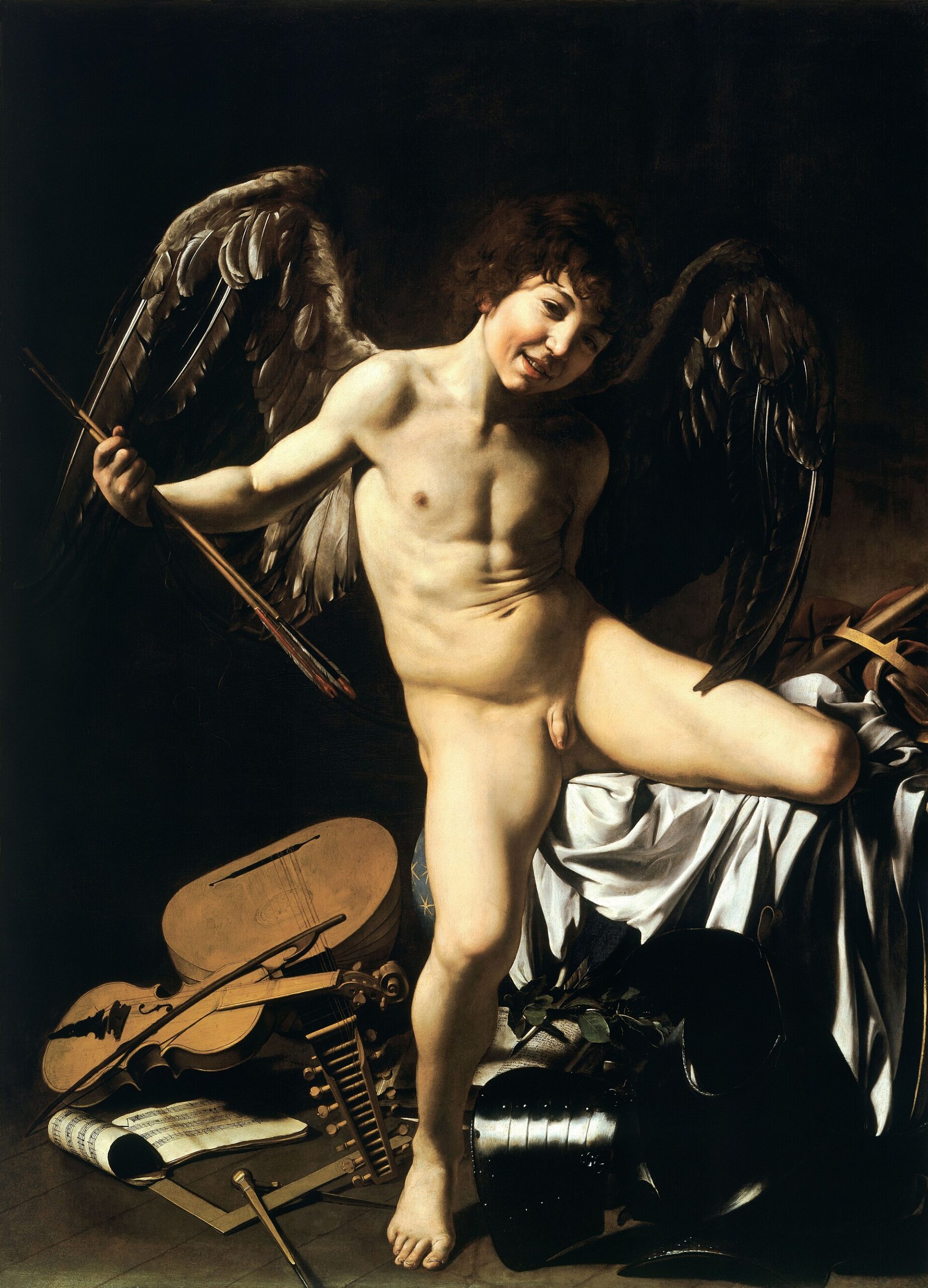 Caravaggio, Muzaffer Aşk (yaklaşık 1602), Gemäldegalerie, Berlin