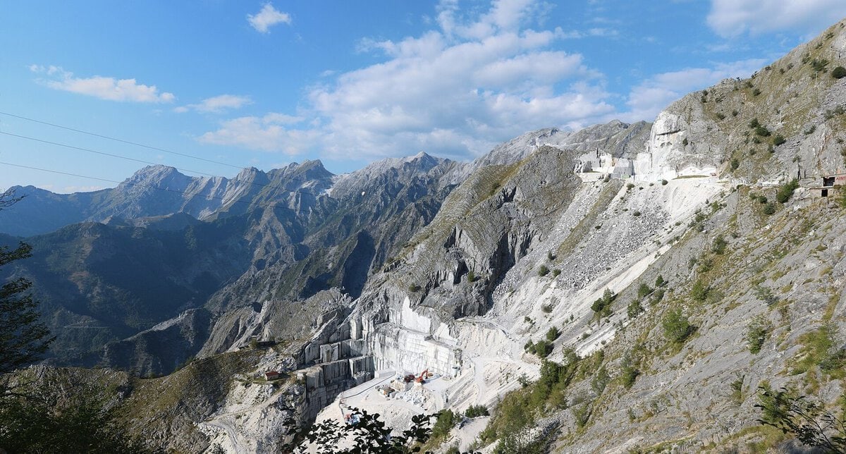Carrara'daki mermer ocakları