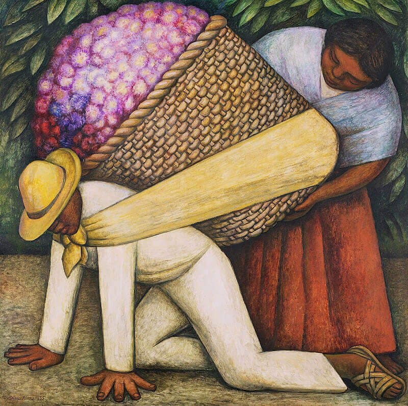 Çiçek Taşıyıcısı, Diego Rivera