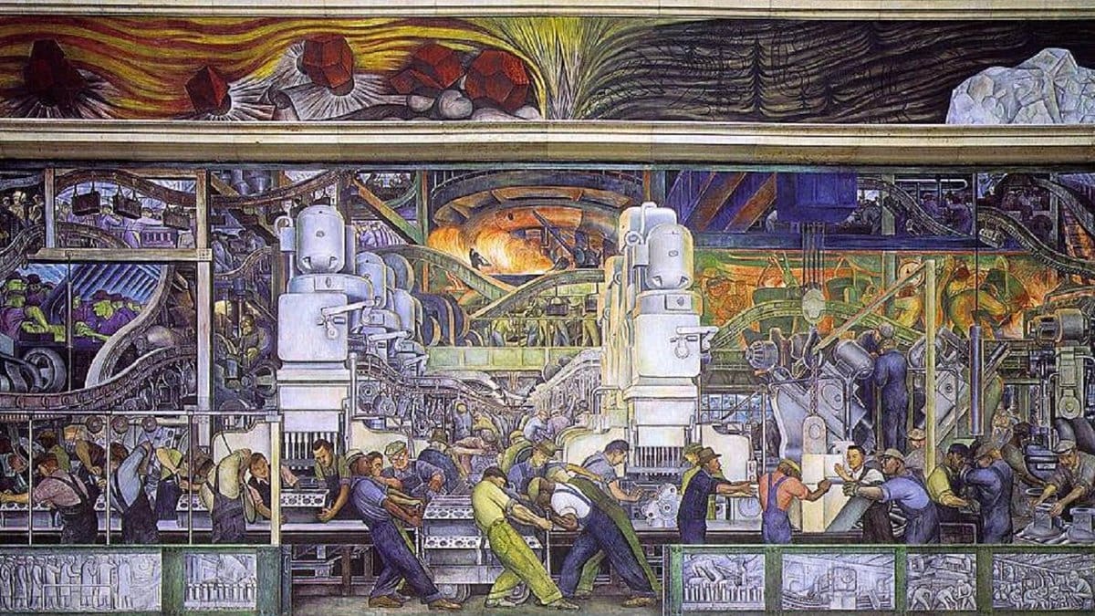Detroit Sanayi Duvar Resimleri, Diego Rivera