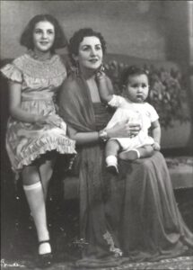Fahrelnissa Zeid, çocukları Şirin ve Raad ile Berlin'de, 1937