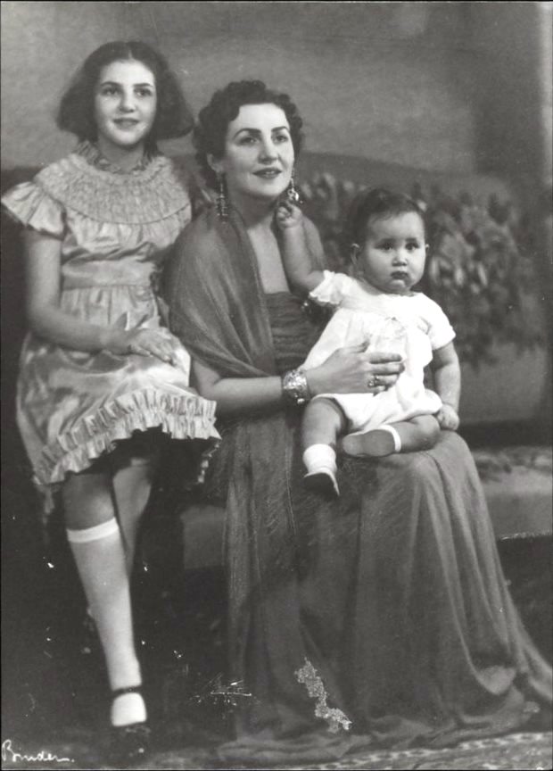 Fahrelnissa Zeid, çocukları Şirin ve Raad ile Berlin'de, 1937