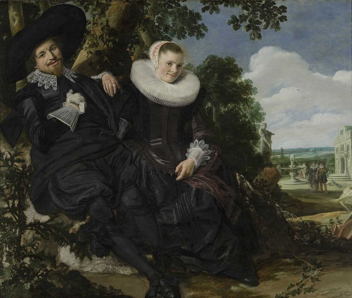 Isaac Massa ve Beatrix van der Laen'in düğün portresi, Frans Hals, yaklaşık 1622