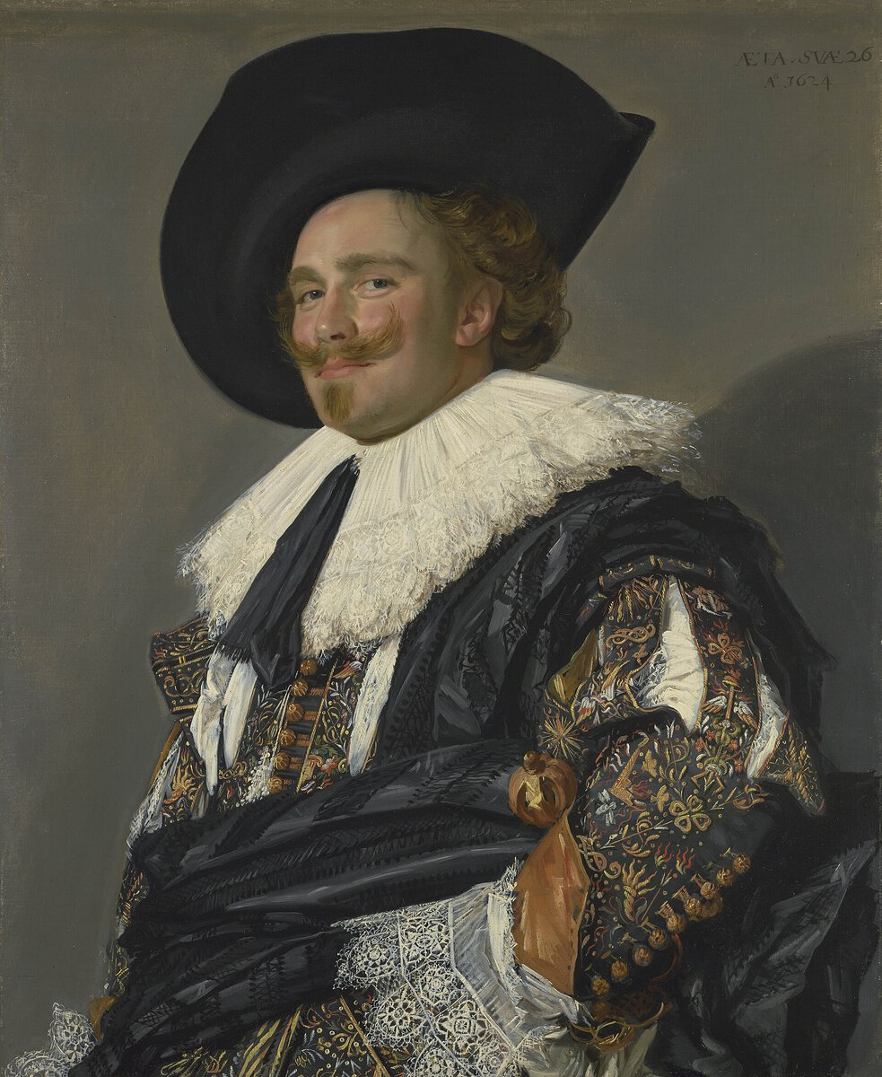 Gülen Süvari, Frans Hals, 1624