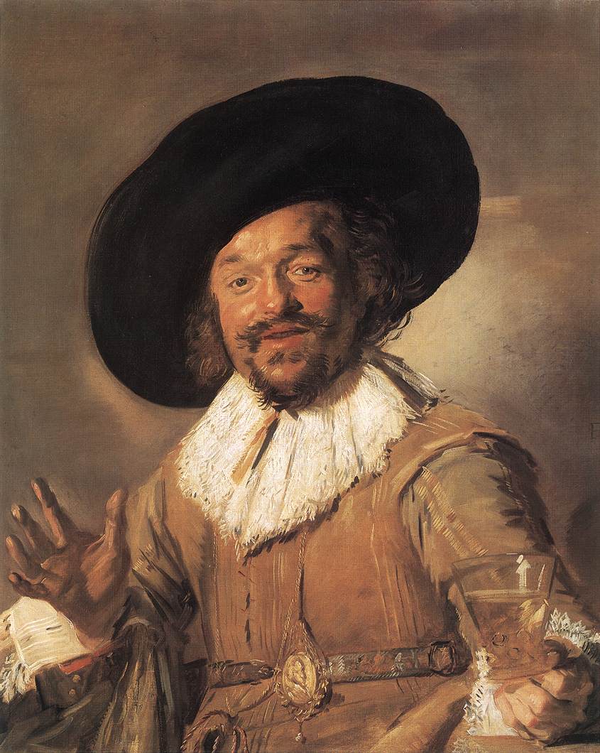 Neşeli İçkici, Frans Hals, yaklaşık 1628–1630
