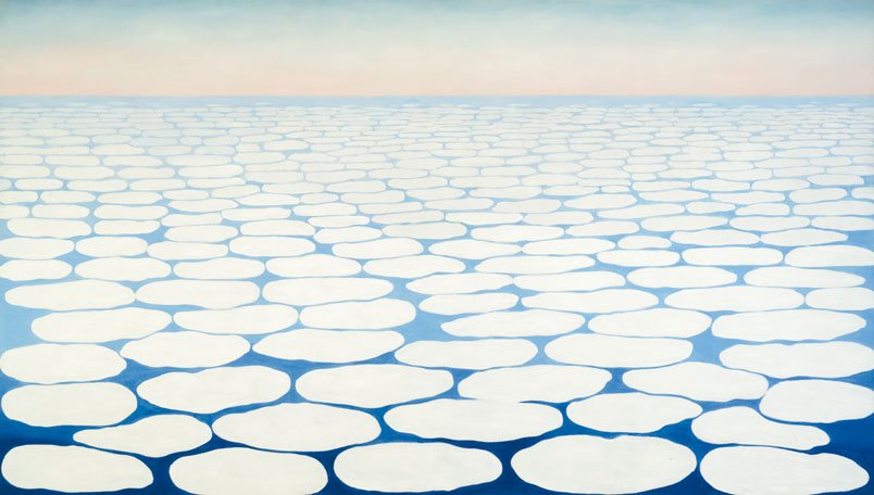Bulutların Üstünde Gökyüzü IV, Georgia O'Keeffe