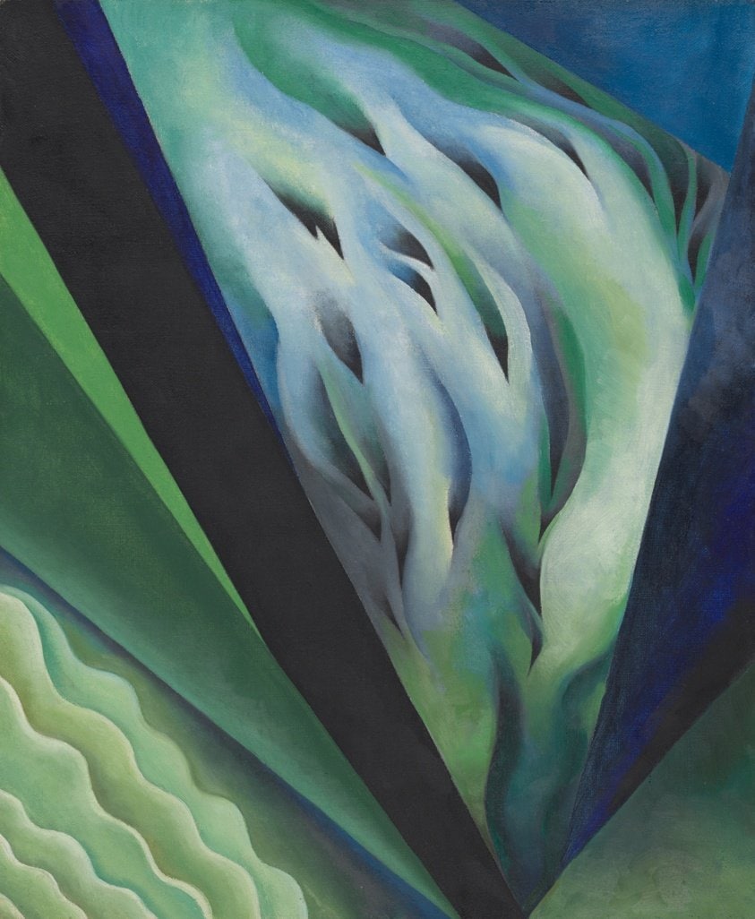 Mavi ve Yeşil Müzik, Georgia O'Keeffe