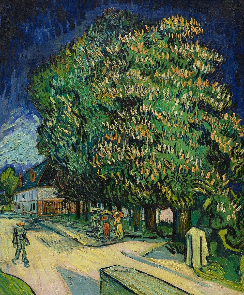 Van Gogh, Çiçek Açmış Kestane Ağaçları (Mayıs 1890)