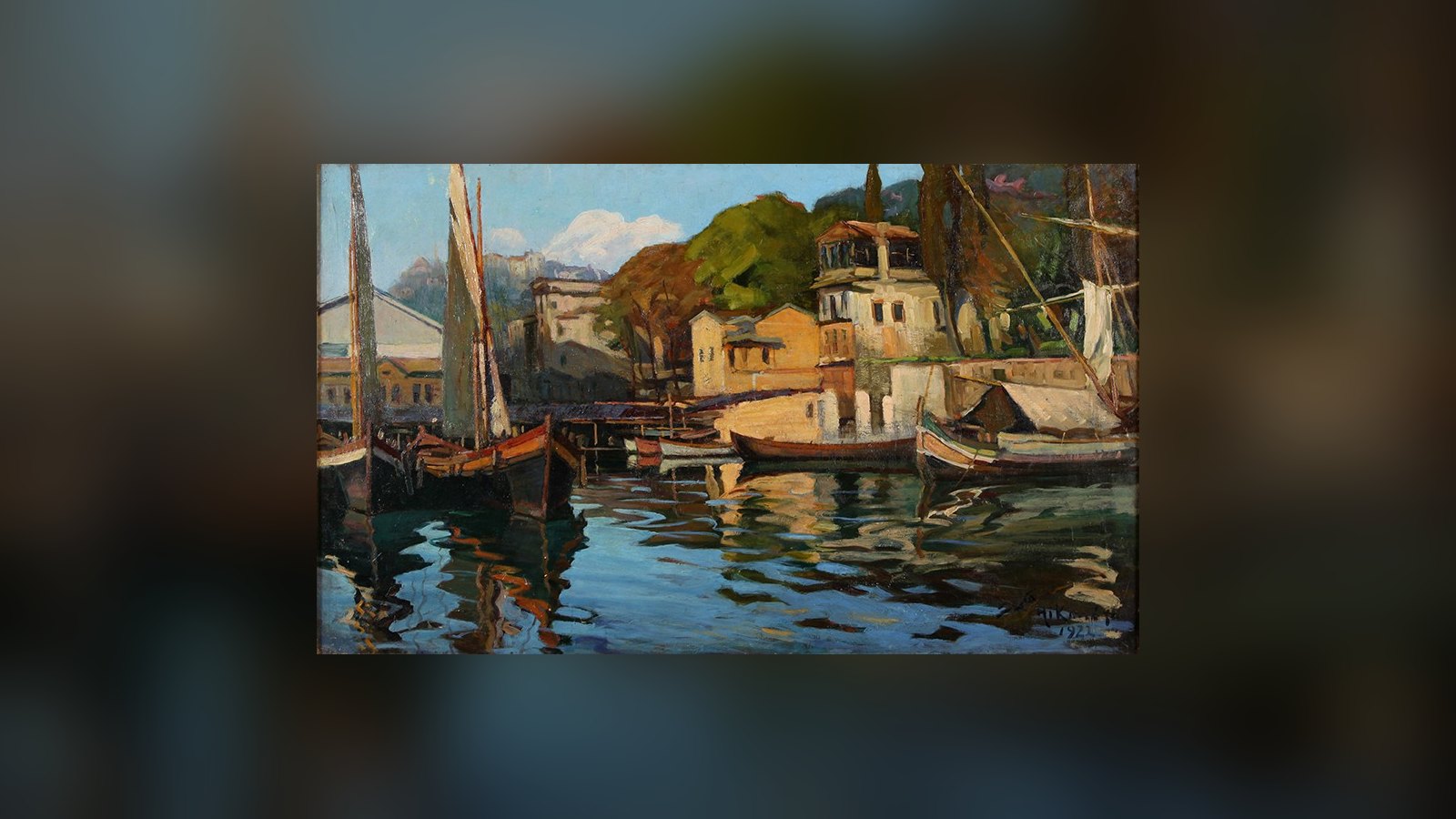 Hikmet Onat, Kabataş İskelesinden Mavnalar