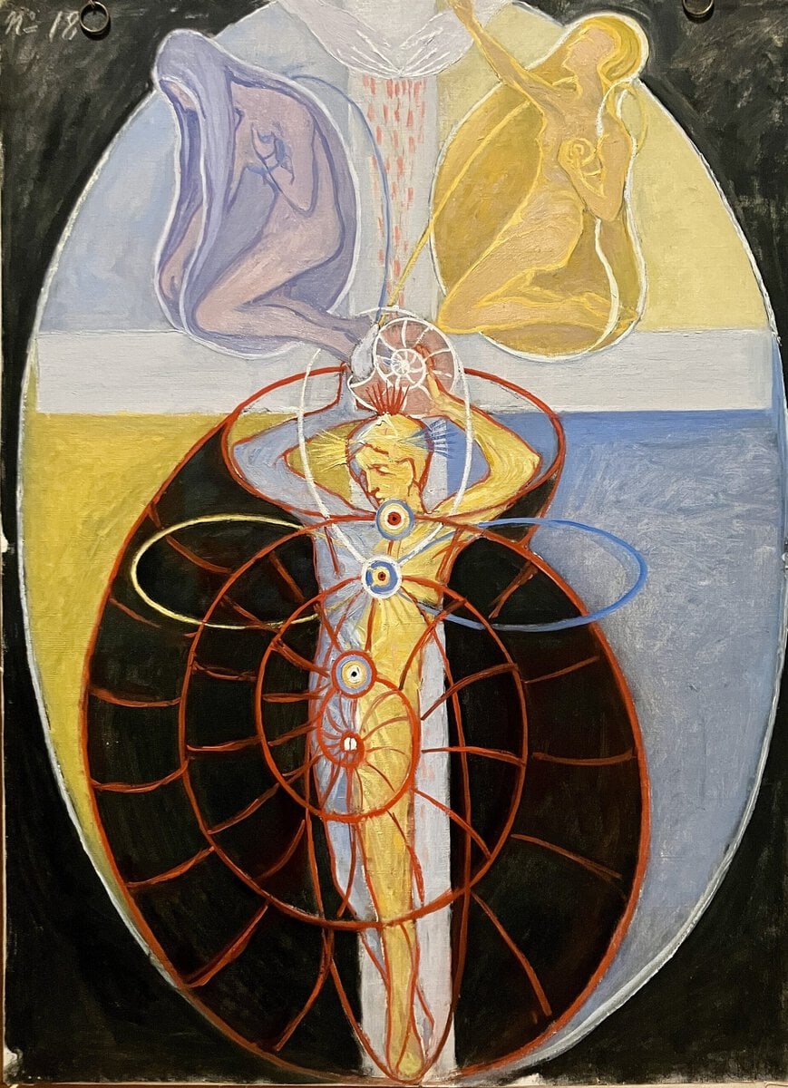 Hilma af Klint'in ABD Serisi'nden 1 numaralı resim, Grup VIII, 1913