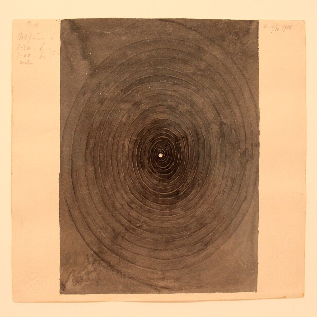 Hilma af Klint'in Parsifal dizisinden 1 numaralı resim, 1916