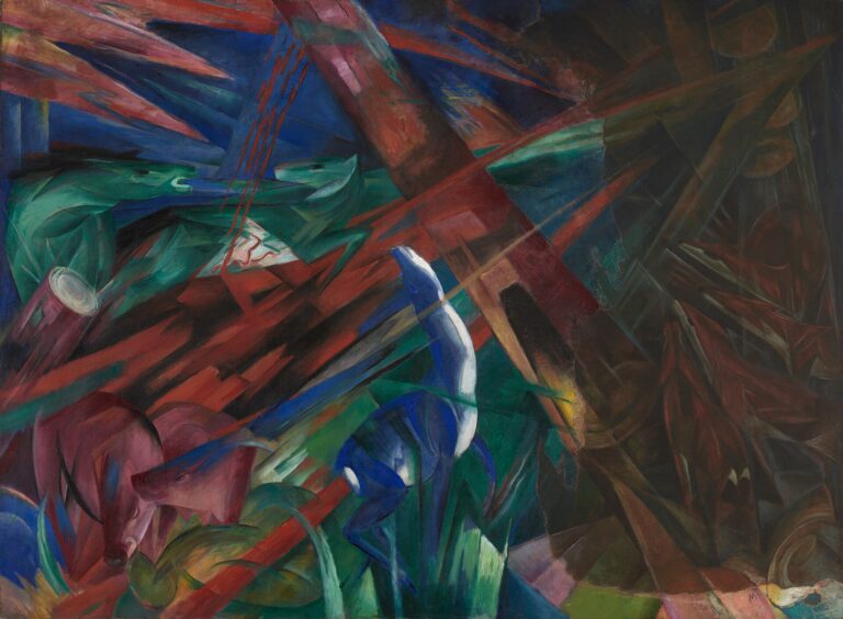 Franz Marc'ın Hayvanların Kaderi (Tierschicksale) tablosu, 1913