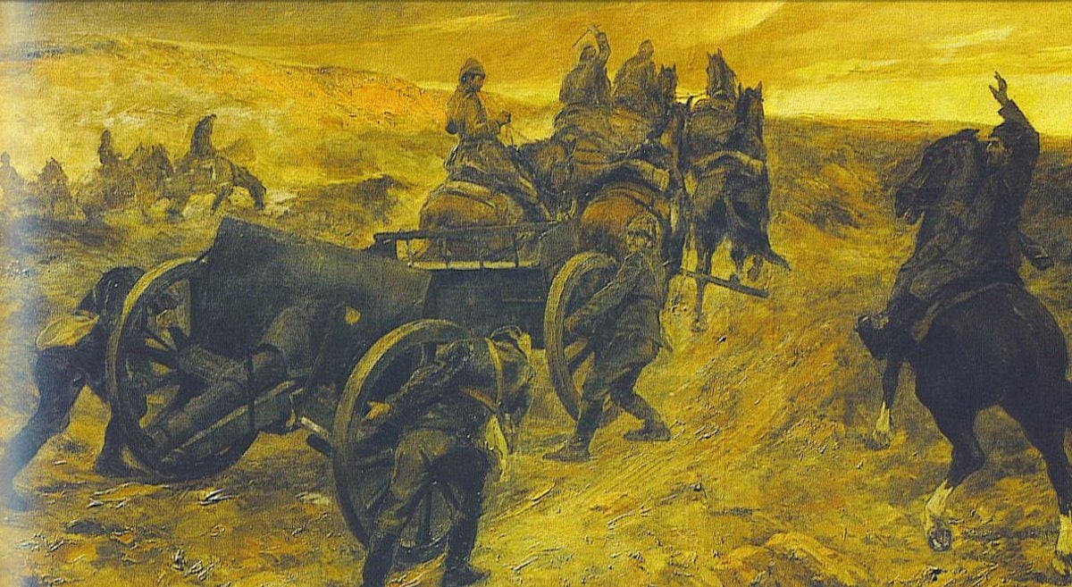 Türk Topçularının Mevziye Girişi, İbrahim Çallı