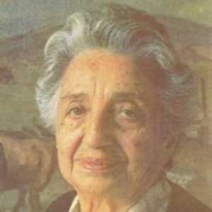 Nazlı Ecevit'in yaşlılık döneminde çekilmiş portre fotoğrafı