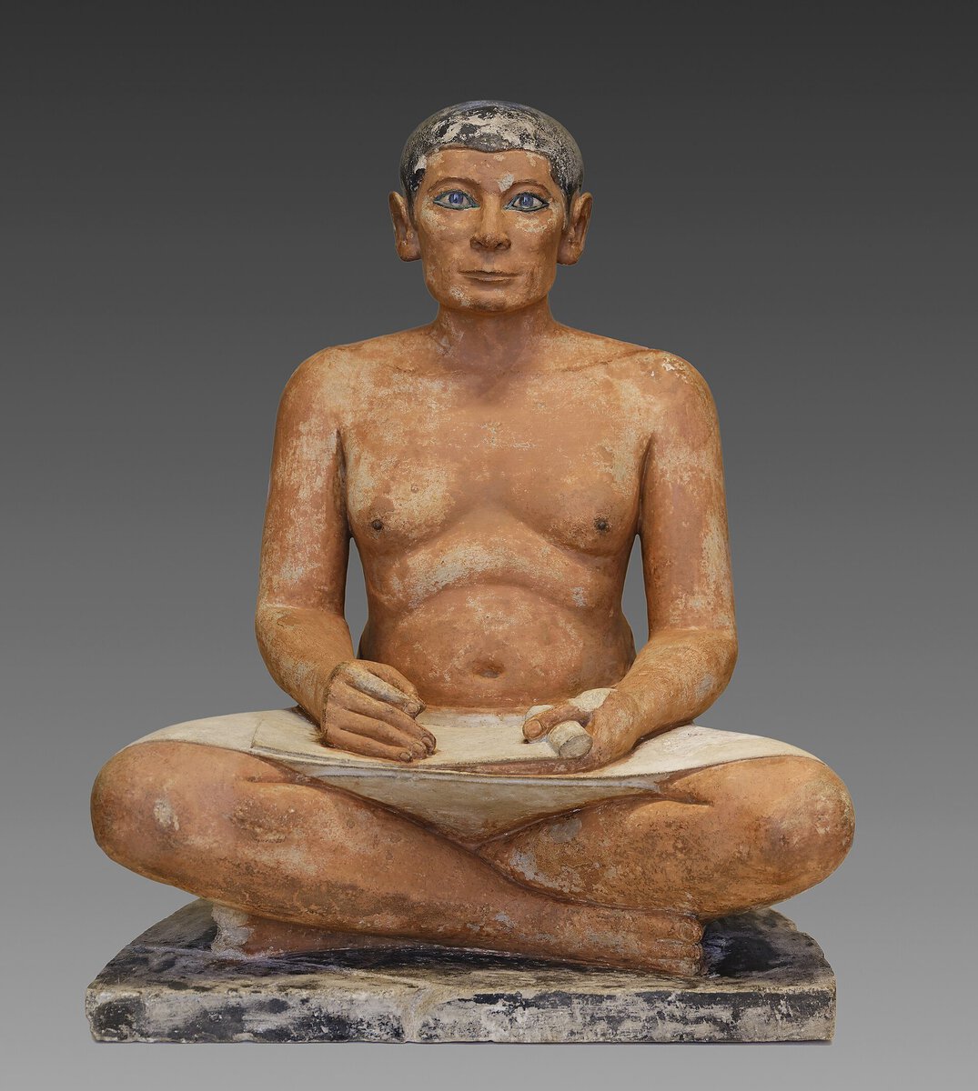 Oturan Katip heykeli, Eski Mısır, Louvre Müzesi