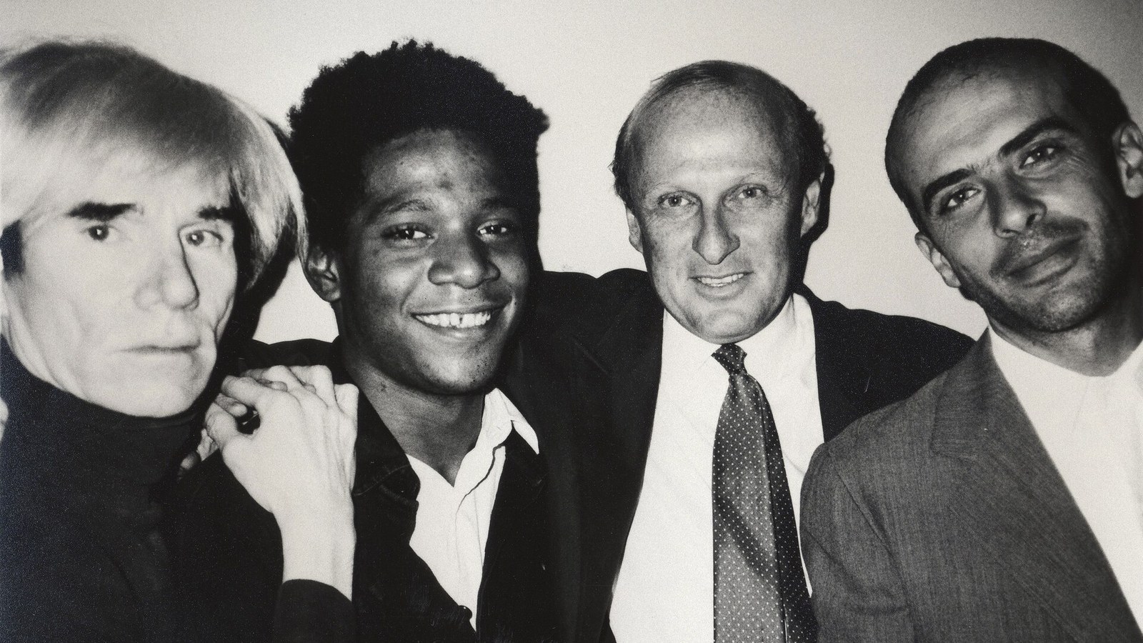 Andy Warhol, Jean-Michel Basquiat, Bruno Bischofberger ve Francesco Clemente, New York, 1984