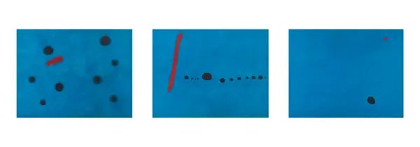 Mavi I, II, III, Joan Miro