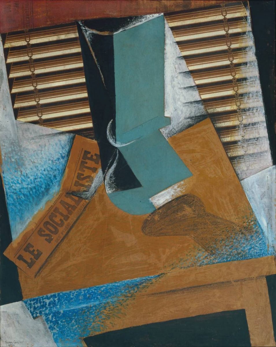 Juan Gris'in Güneşlik adlı eseri, 1914
