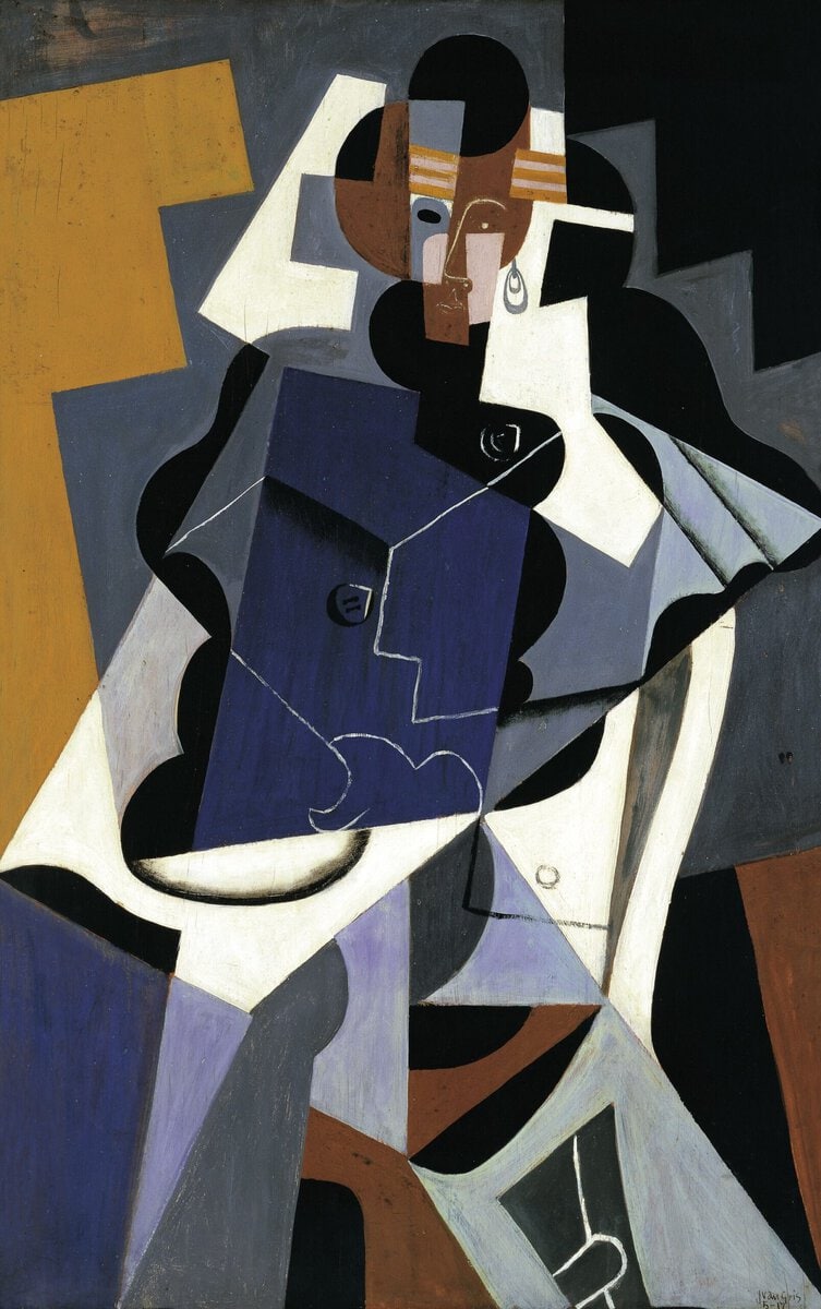 Juan Gris'in Oturan Kadın tablosu, 1917