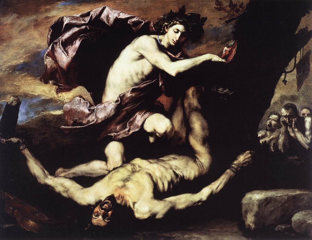 Apollon ve Marsyas, Jusepe de Ribera, 1637