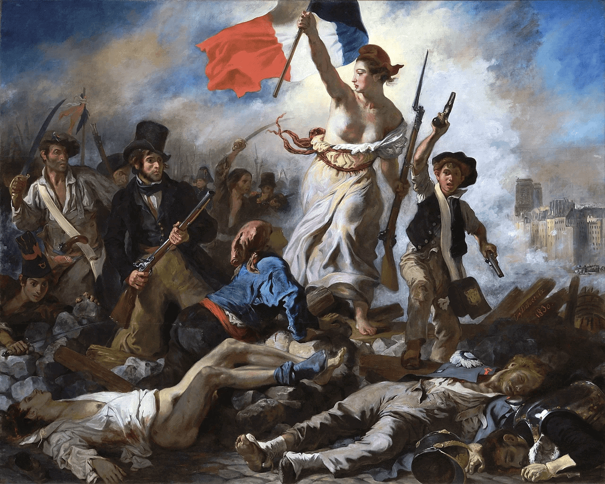Eugène Delacroix — Halka Yol Gösteren Özgürlük