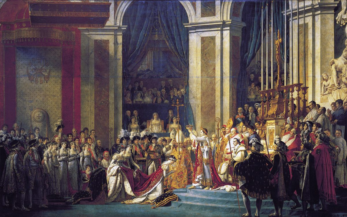 Jacques-Louis David — Napolyon'un Taç Giyme Töreni