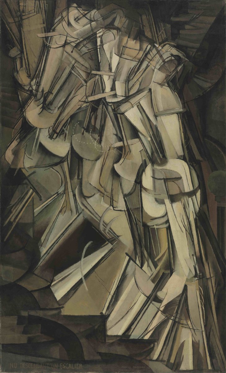Merdivenden İnen Çıplak No. 2, Marcel Duchamp