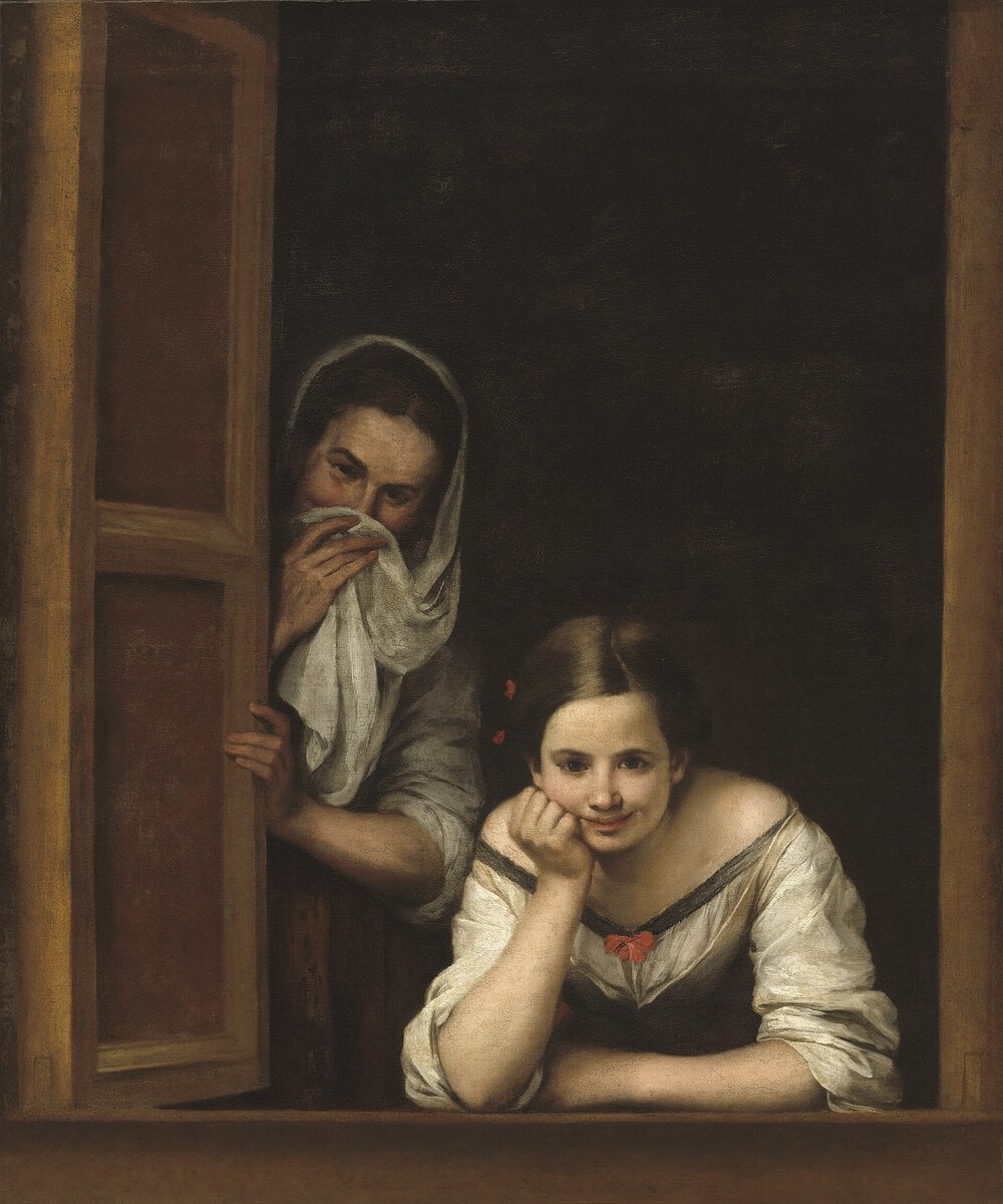 Pencerede İki Kadın, Bartolomé Esteban Murillo, yaklaşık 1655–1660