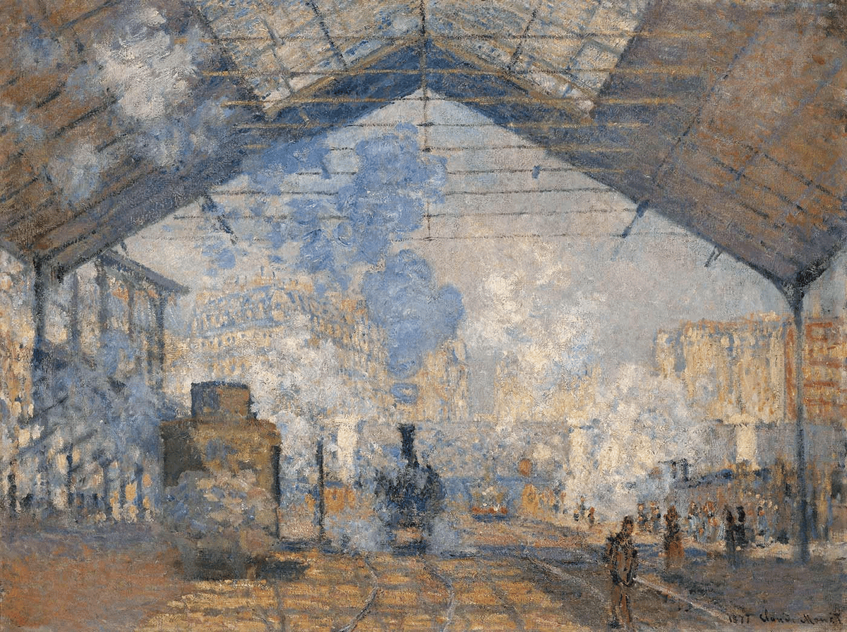 Claude Monet — Saint-Lazare Garı