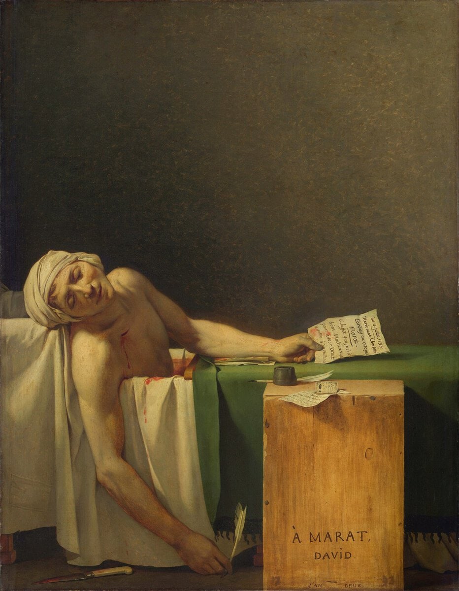 Jacques-Louis David, Marat'nın Ölümü