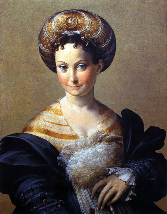 Parmigianino'nun Türk Kölesi (Schiava turca) portresi: kabarık başlıklı genç kadın, 1530'lar