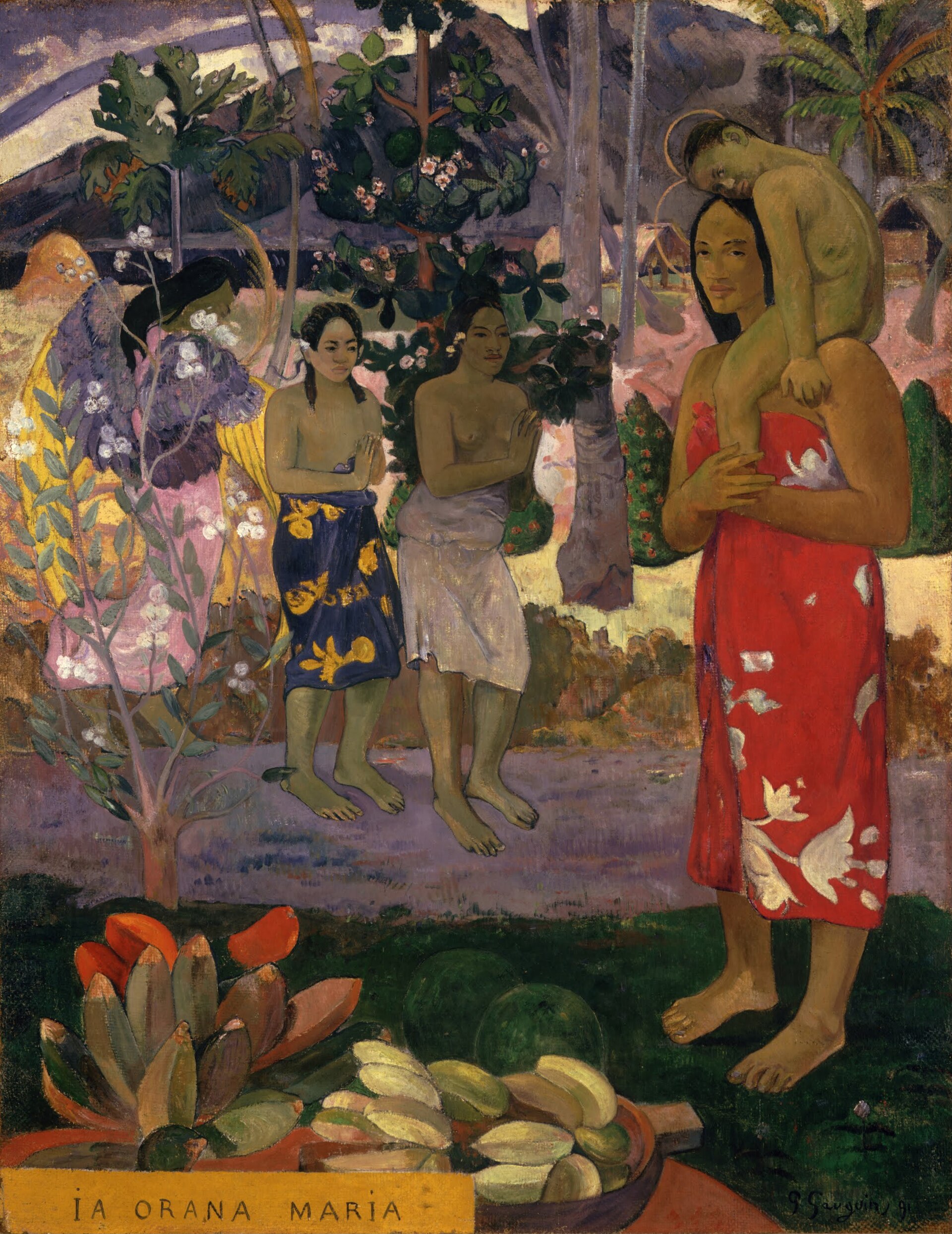 Paul Gauguin, Ia Orana Maria (1891), Metropolitan Museum of Art, New York