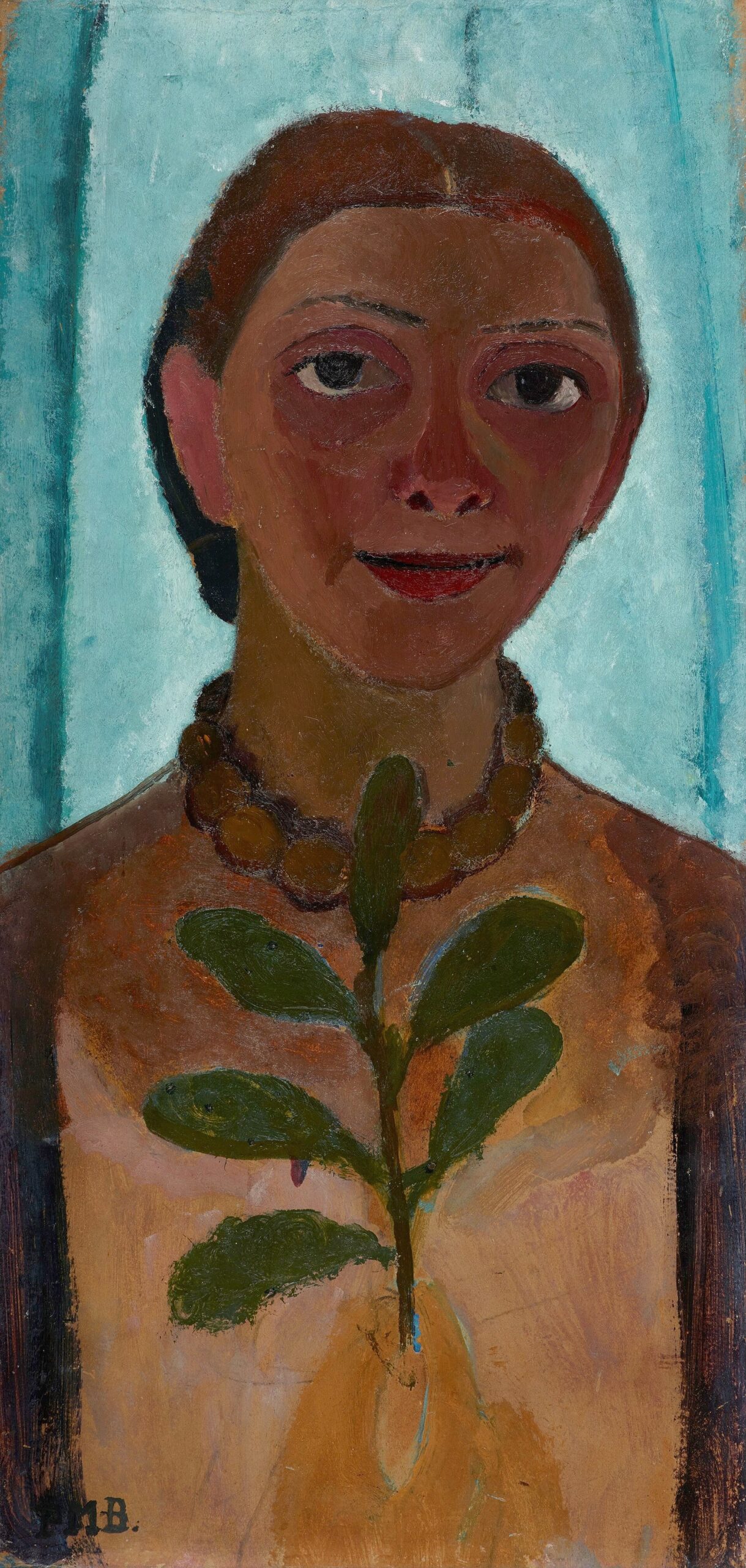 Paula Modersohn-Becker, Kamelya Dallı Otoportre (1906/1907), Museum Folkwang, Essen