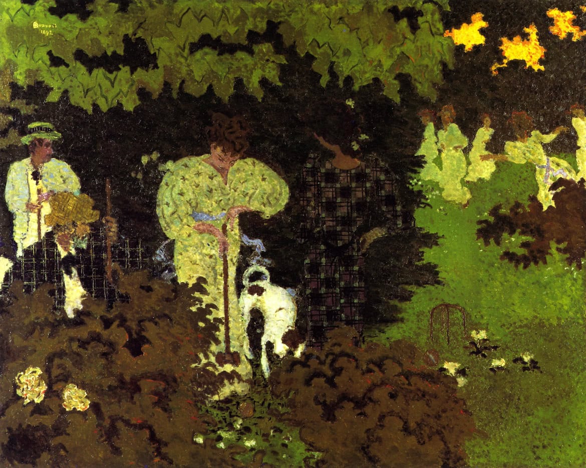 Pierre Bonnard'ın Alacakaranlık ya da Kroket Oyunu tablosu, 1892