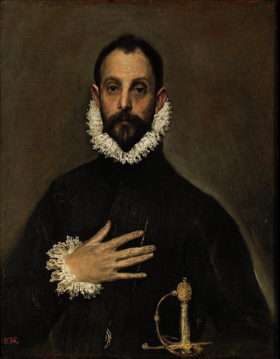 El Greco — Elini Göğsüne Koymuş Soylu