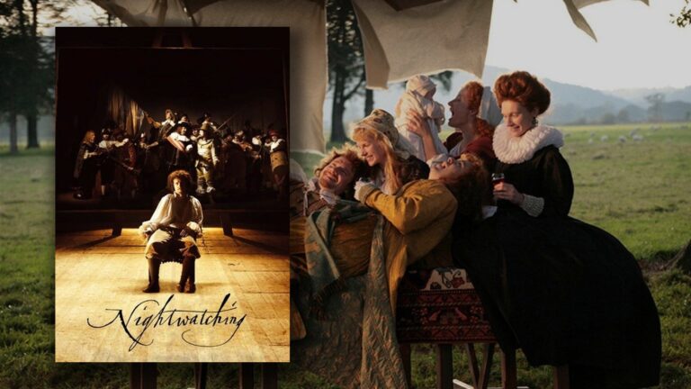 Nightwatching (2007) ve Rembrandt Filmleri filminin afişi ve sahne görüntüsü