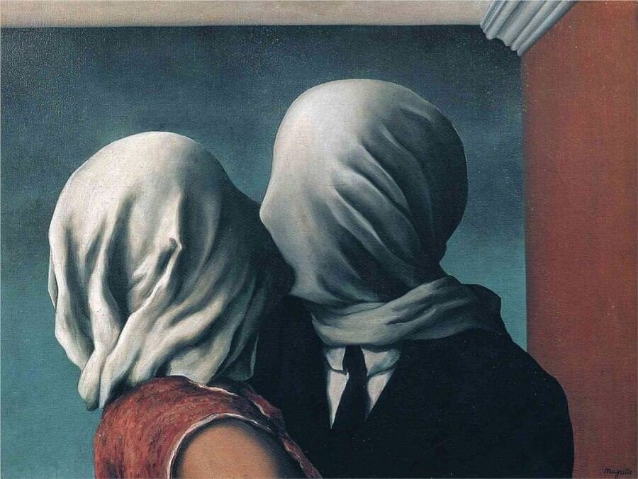 Aşıklar II, René Magritte