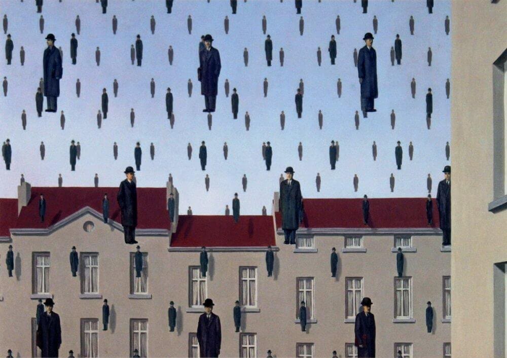 Golconda, René Magritte