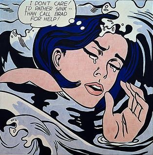 Boğulan Kız, Roy Lichtenstein