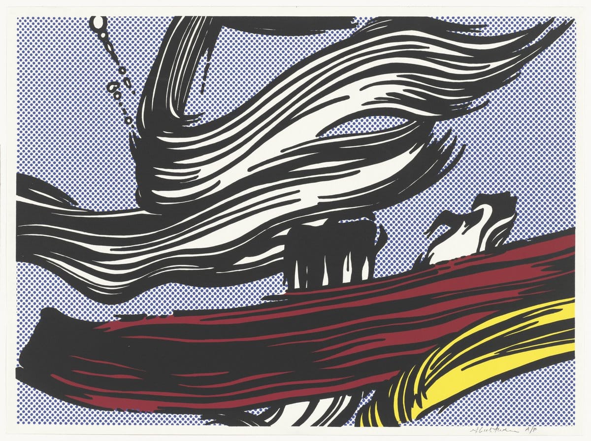 Fırça Darbesi serisi, Roy Lichtenstein