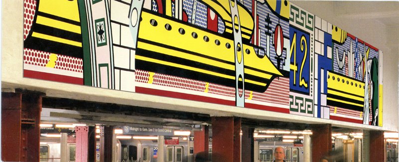 Times Meydanı Duvar Resmi, Roy Lichtenstein