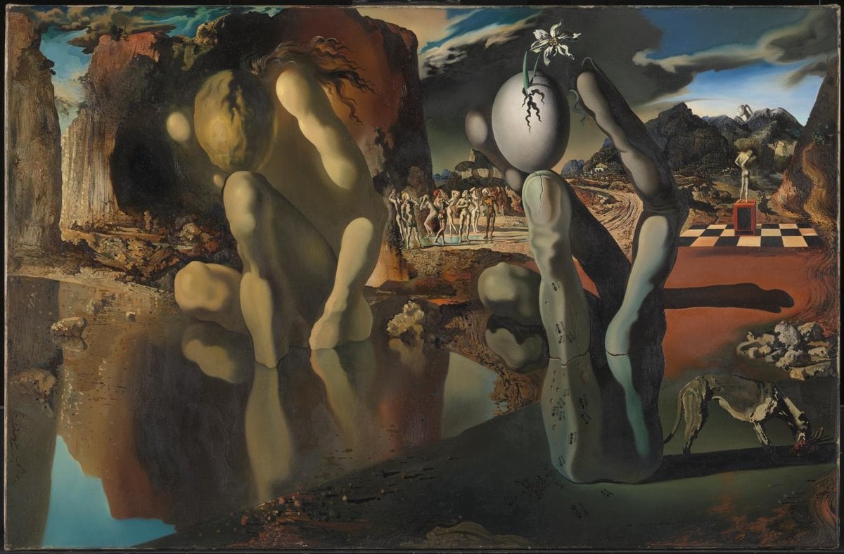 Narkissos'un Metamorfozu, Salvador Dali